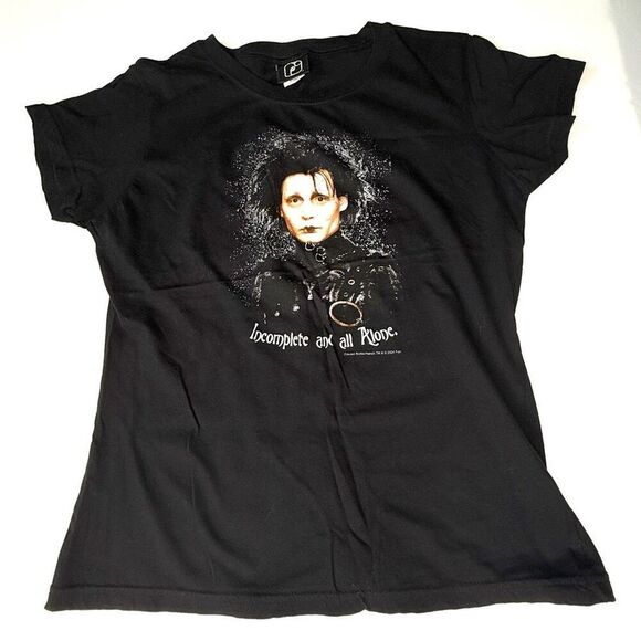 Edward Scissorhands Graphic Tee XL – Ripple Junction Black Gothic T-Shirt - Picture 5 of 9